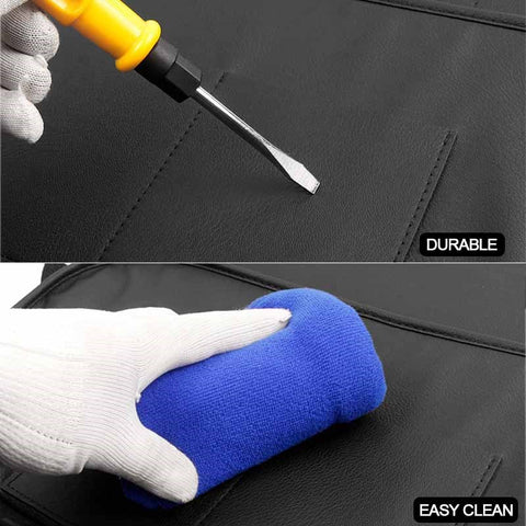PU Leather Car Seat Travel Storage