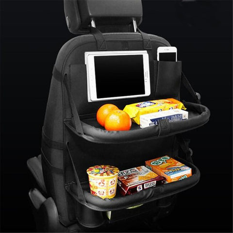 PU Leather Car Seat Travel Storage